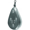 Грузило свинцовое SALMO плоское с вертлюгой 0.80г P5516-080